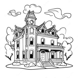 Disney Haunted Mansion Coloring Pages