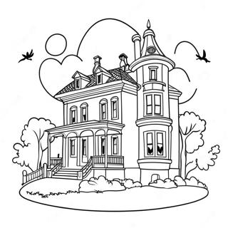 Disney Haunted Mansion Coloring Page 12721-10462