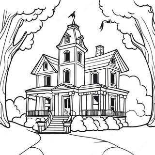 Disney Haunted Mansion Coloring Page 12721-10464