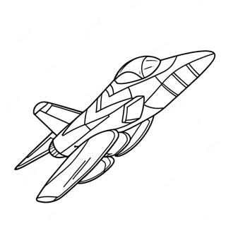 Fighter Jet In Flight Coloring Page 12732-10484