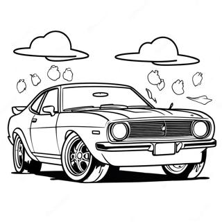 Jdm Car Coloring Page 12741-10480