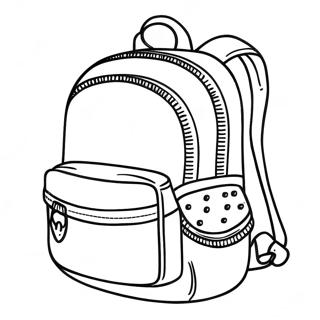 Backpack Coloring Pages