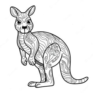 Kangaroo Coloring Page 12771-10510