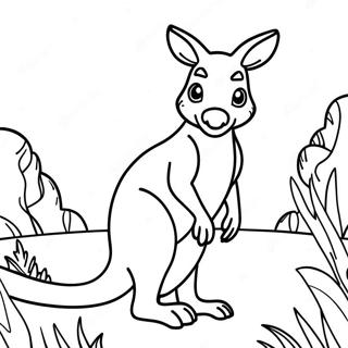 Kangaroo Coloring Page 12771-10511