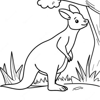 Kangaroo Coloring Page 12771-10512