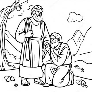 Abraham And Isaac Coloring Page 12781-10515