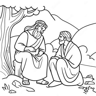 Faithful Abraham And Isaac Coloring Page 12782-10518