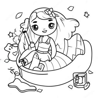 Polly Pocket Coloring Pages