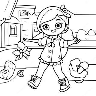 Polly Pocket Coloring Page 12801-10527