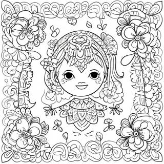 Papel Picado Coloring Page 12821-10544