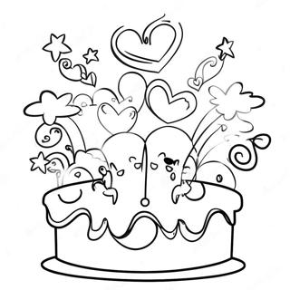 Happy Anniversary Coloring Pages