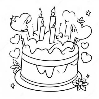 Happy Anniversary Coloring Page 12831-10556