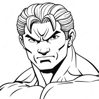 Baki Coloring Pages