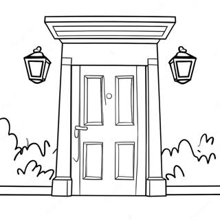 Roblox Doors Rush Coloring Pages