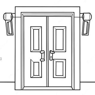 Roblox Doors Rush Adventure Coloring Page 12861-10576