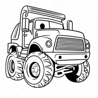 Monster Diesel Truck Coloring Page 12872-10586