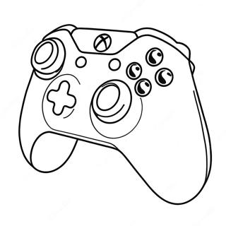 Xbox Controller Coloring Page 12881-10594