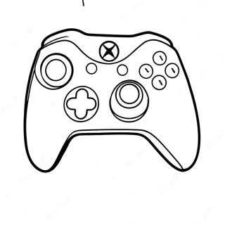 Xbox Controller Coloring Page 12881-10596