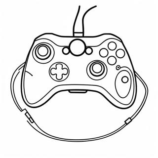 Cool Xbox Controller With Lights Coloring Page 12882-10601