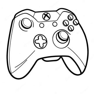 Cool Xbox Controller With Lights Coloring Page 12882-10604