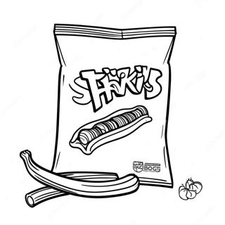 Spicy Takis Snack Bag Coloring Page 12892-10606