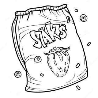 Spicy Takis Snack Bag Coloring Page 12892-10607