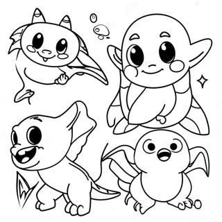 Dark Fantasy Creatures Coloring Page 12911-10619