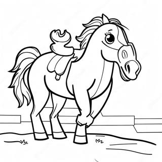 Bronco Coloring Pages