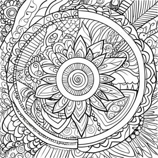 Bold Line For Adults Coloring Pages