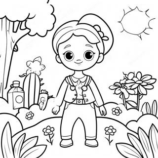 Life In A Colorful Garden Coloring Page 12931-10634