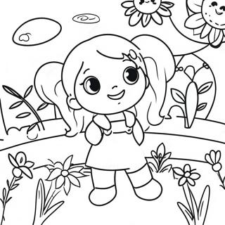 Life In A Colorful Garden Coloring Page 12931-10635