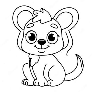 Bluey Mum Coloring Pages