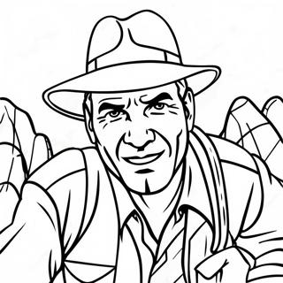 Indiana Jones Adventurous Coloring Page 12951-10651