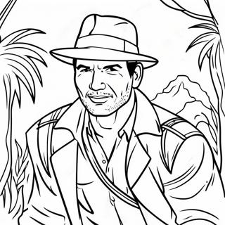 Indiana Jones Adventurous Coloring Page 12951-10652