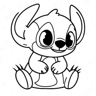 Stitch Halloween Coloring Page 12971-10667