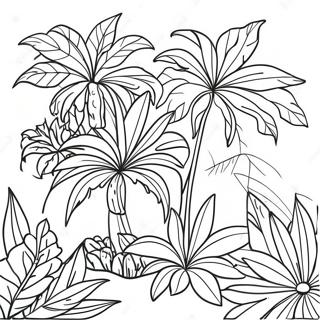 Plant For Adults Coloring Pages