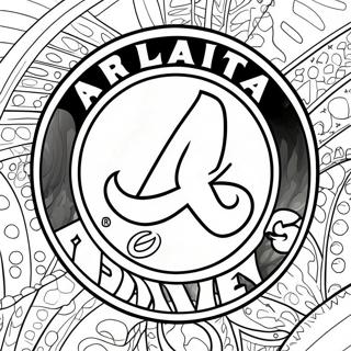 Atlanta Braves Logo Coloring Page 12991-10678