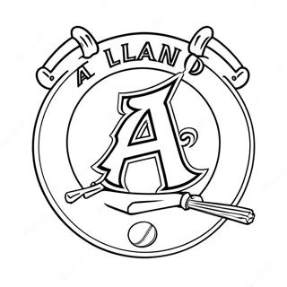 Atlanta Braves Logo Coloring Page 12991-10679