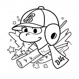 Atlanta Braves Logo Coloring Page 12991-10680