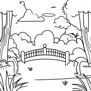 Sunny Day At The Park Coloring Page 12-19