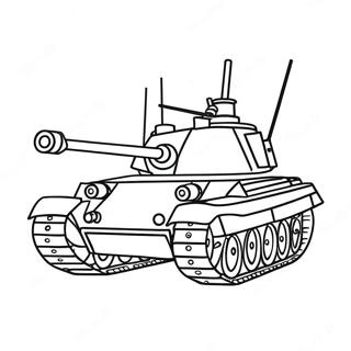 Tank Coloring Page 1301-1151