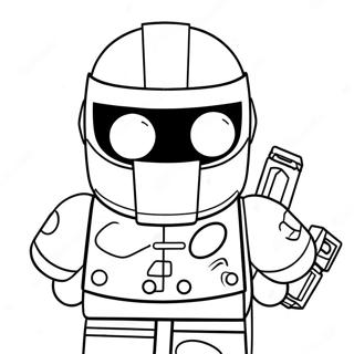 Lego Fortnite Coloring Pages