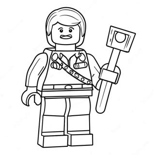 Lego Fortnite Character Coloring Page 13021-10712