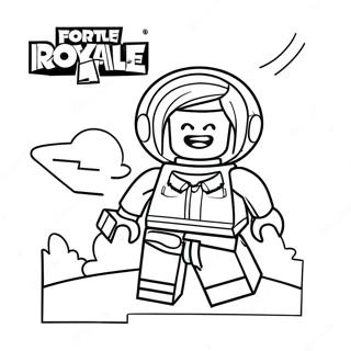 Lego Fortnite Battle Royale Scene Coloring Page 13022-10706