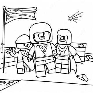 Lego Fortnite Battle Royale Scene Coloring Page 13022-10707