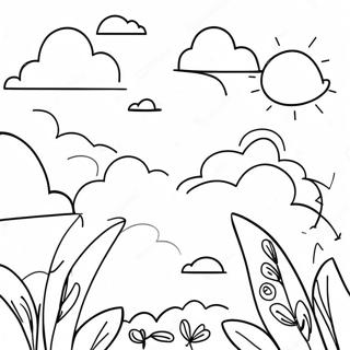 Sky Coloring Pages