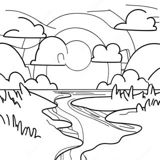 Sky Coloring Pages