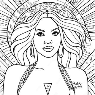 Beyonce Coloring Pages