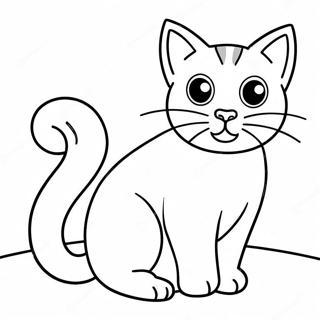 Stray Cat Coloring Page 13101-10770