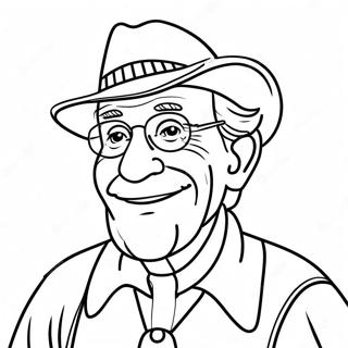 Grandpa Fathers Day Coloring Page 13111-10780